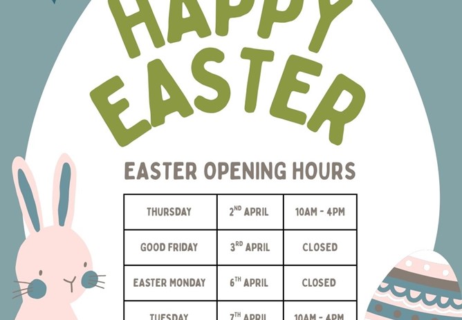 Easter Opening Hours 2026